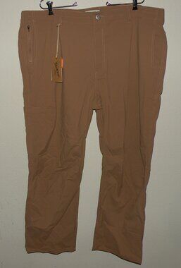 Duck Camp Mens Nylon Drifter Pant 3X 44 x 31 Brown Stretch UPF 40+ Quick Dry NWT